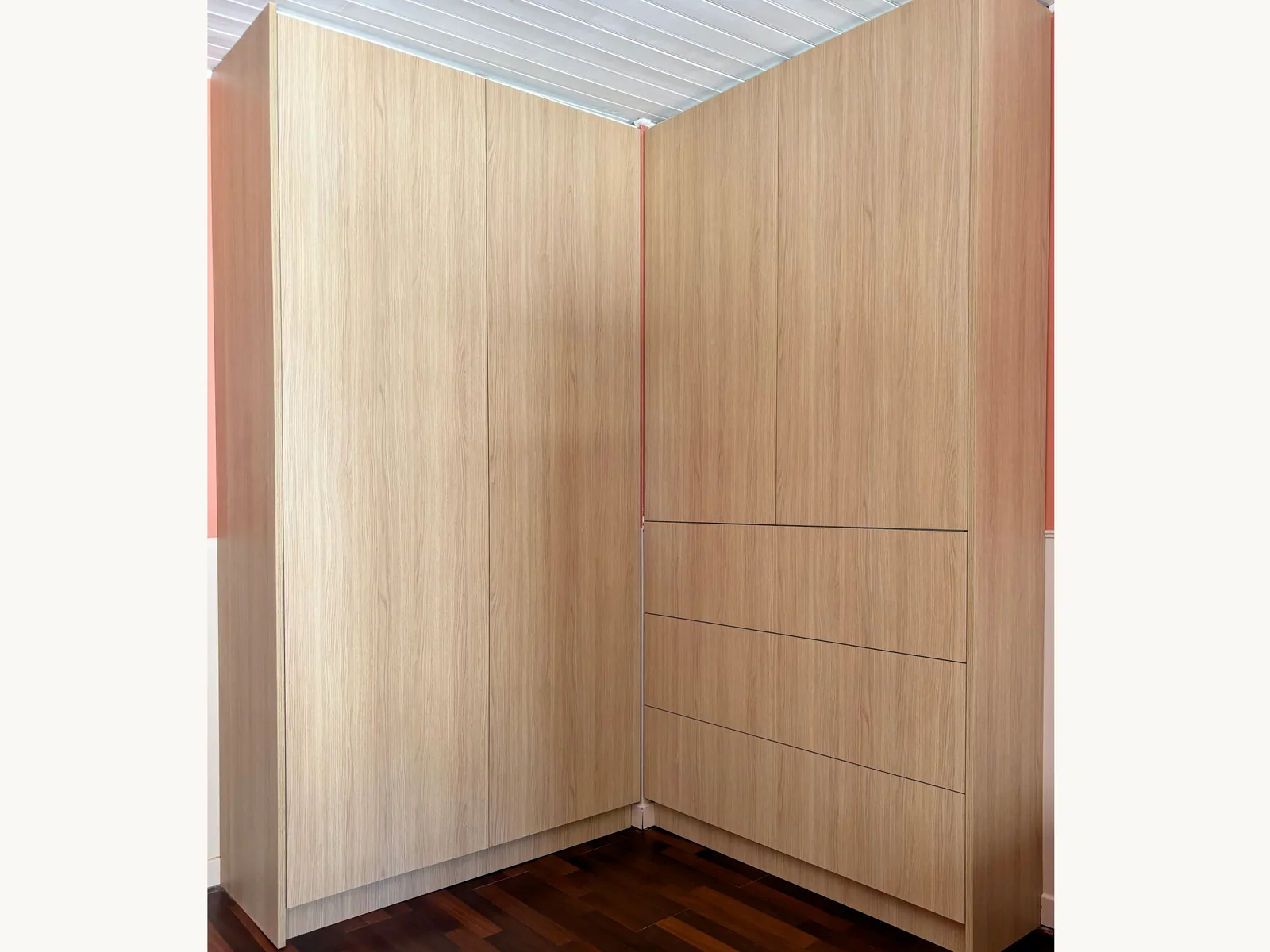 Dressing en L